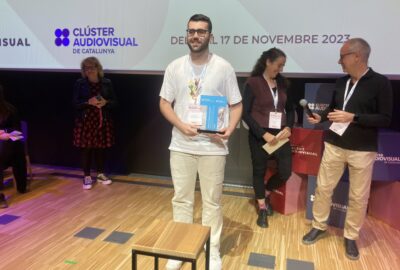 El alumno Marc López, premiado en el 9º Pitching Audiovisual Universidad-Indústria