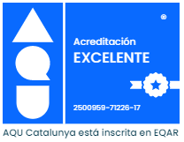 Acreditación Excelente por la Agència per a la Qualitat del Sistema Universitari de Catalunya (AQU Catalunya)