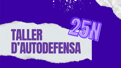Taller d'autodefensa feminista al CITM - 25N
